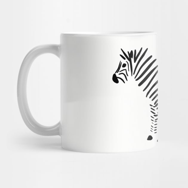 Invisible Zebra by afewpixels